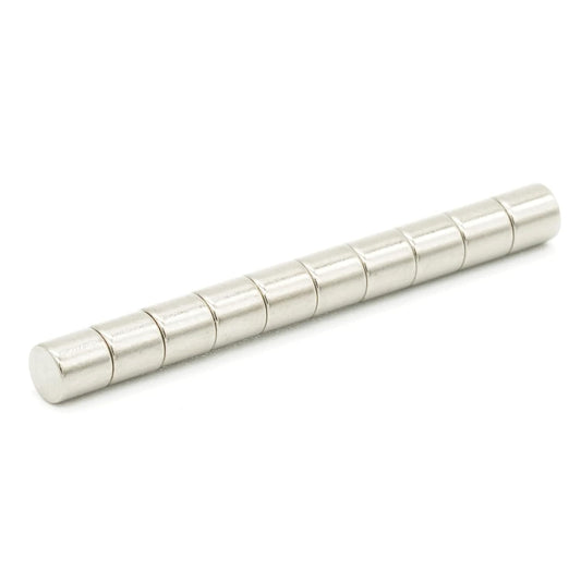 【耐熱強力】ネオジム磁石 N48SH, Φ3×3 (mm), (寸法公差±0.05mm) 【耐熱150℃】【防錆特殊4層メッキ】 DIY 小型 丸型 工業用 キッチン 浴室 室外 事務所 多用途 KYOKEI (10)