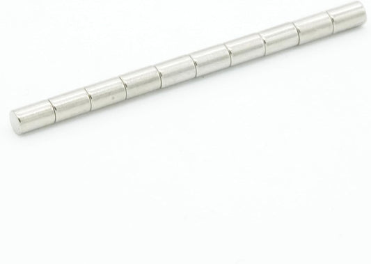【市販最高グレード】N54 【防錆】強力ネオジム磁石 2ｍｍ ×3mm （寸法公差±0.05mm）【10個セット】特殊4層メッキ DIY 小型 丸型 工業用 キッチン 浴室 室外 事務所 多用途 KYOKEI