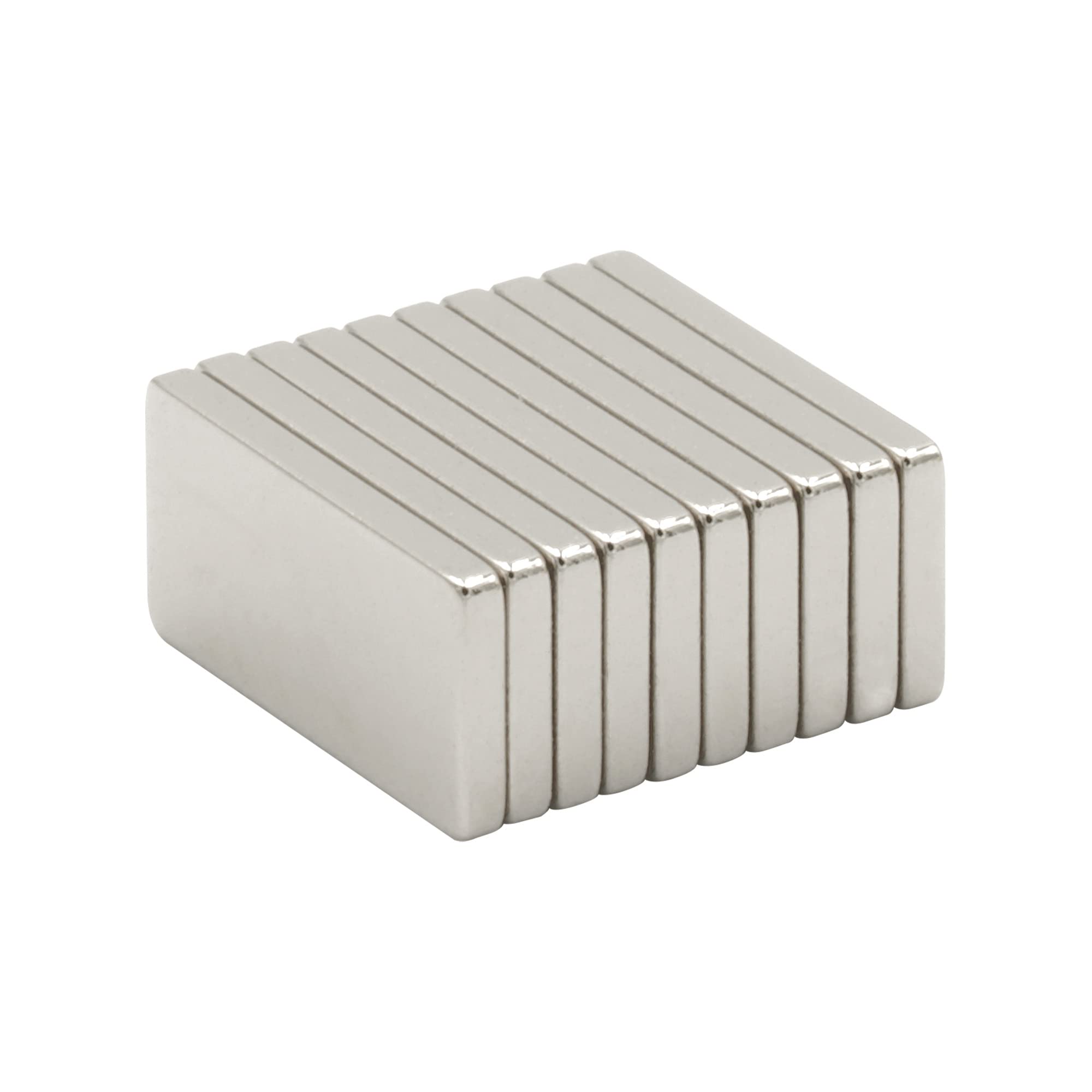 ネオジム磁石 特殊防錆4層メッキ 角型 10×5×1mm N35 10個セット