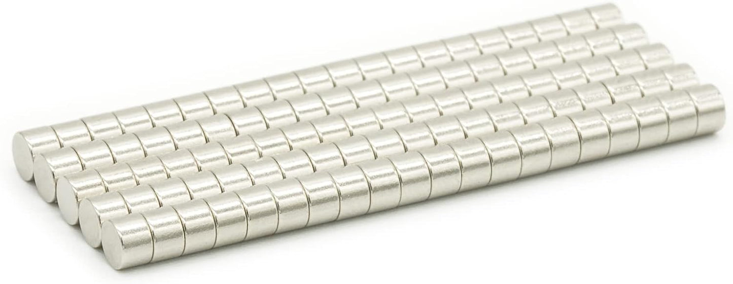 【市販最高グレード】【防錆】強力ネオジム磁石 3ｍｍ ×2mm 100個セット N54 特殊4層メッキ DIY 小型 丸型 工業用 キッチン 浴室 室外 事務所 多用途 KYOKEI