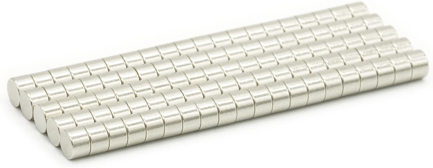 【市販最高グレード】【防錆】強力ネオジム磁石 3ｍｍ ×2mm 100個セット N54 特殊4層メッキ DIY 小型 丸型 工業用 キッチン 浴室 室外 事務所 多用途 KYOKEI