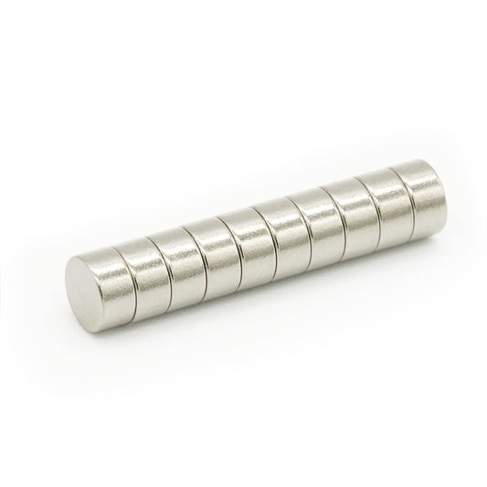 【耐熱強力】ネオジム磁石 N48SH, Φ4×2 (mm), (寸法公差±0.05mm) 【耐熱150℃】【防錆特殊4層メッキ】 DIY 小型 丸型 工業用 キッチン 浴室 室外 事務所 多用途 KYOKEI (10)