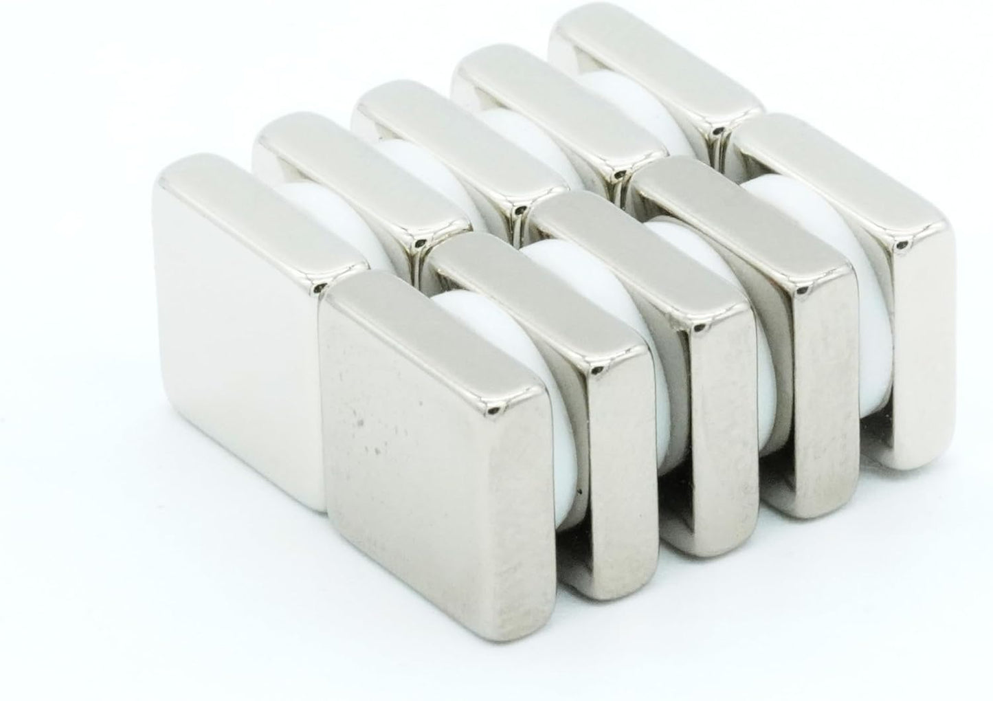 強力ネオジム磁石【一般グレード】N35： 10mm x 10mm x 3mm 寸法公差±0.05mm 【防錆】特殊防錆4層メッキ DIY 小型 丸型 工業用 キッチン 浴室 室外 事務所 多用途 KYOKEI (10)