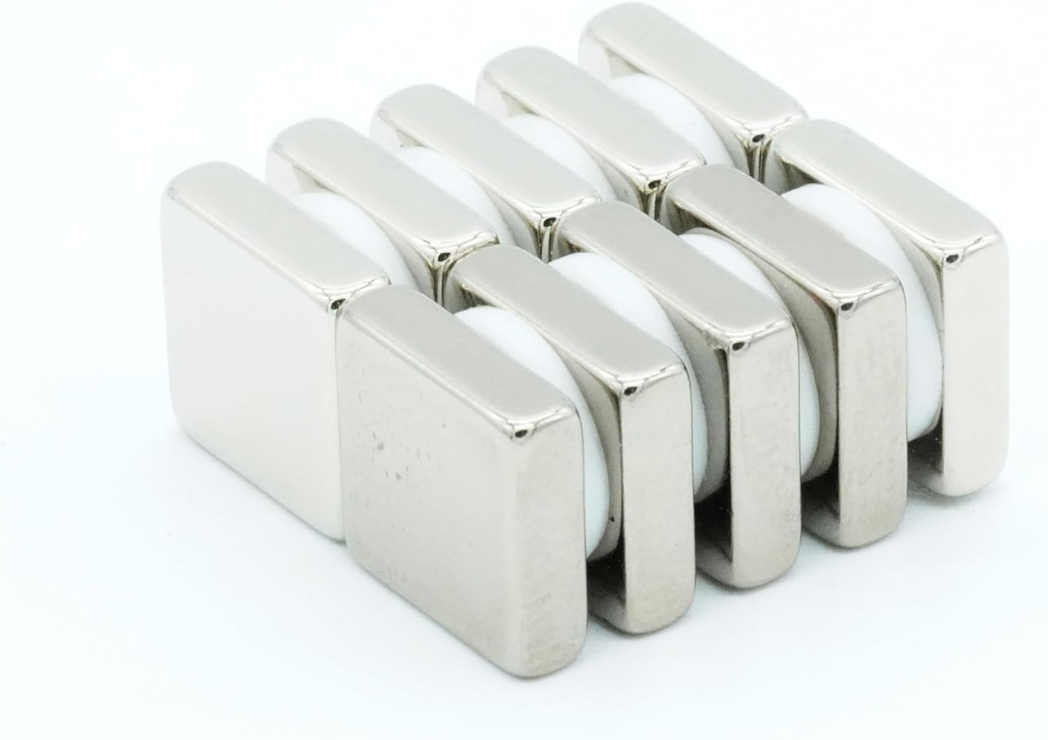 強力ネオジム磁石【一般グレード】N35： 10mm x 10mm x 3mm 寸法公差±0.05mm 【防錆】特殊防錆4層メッキ DIY 小型 丸型 工業用 キッチン 浴室 室外 事務所 多用途 KYOKEI (10)