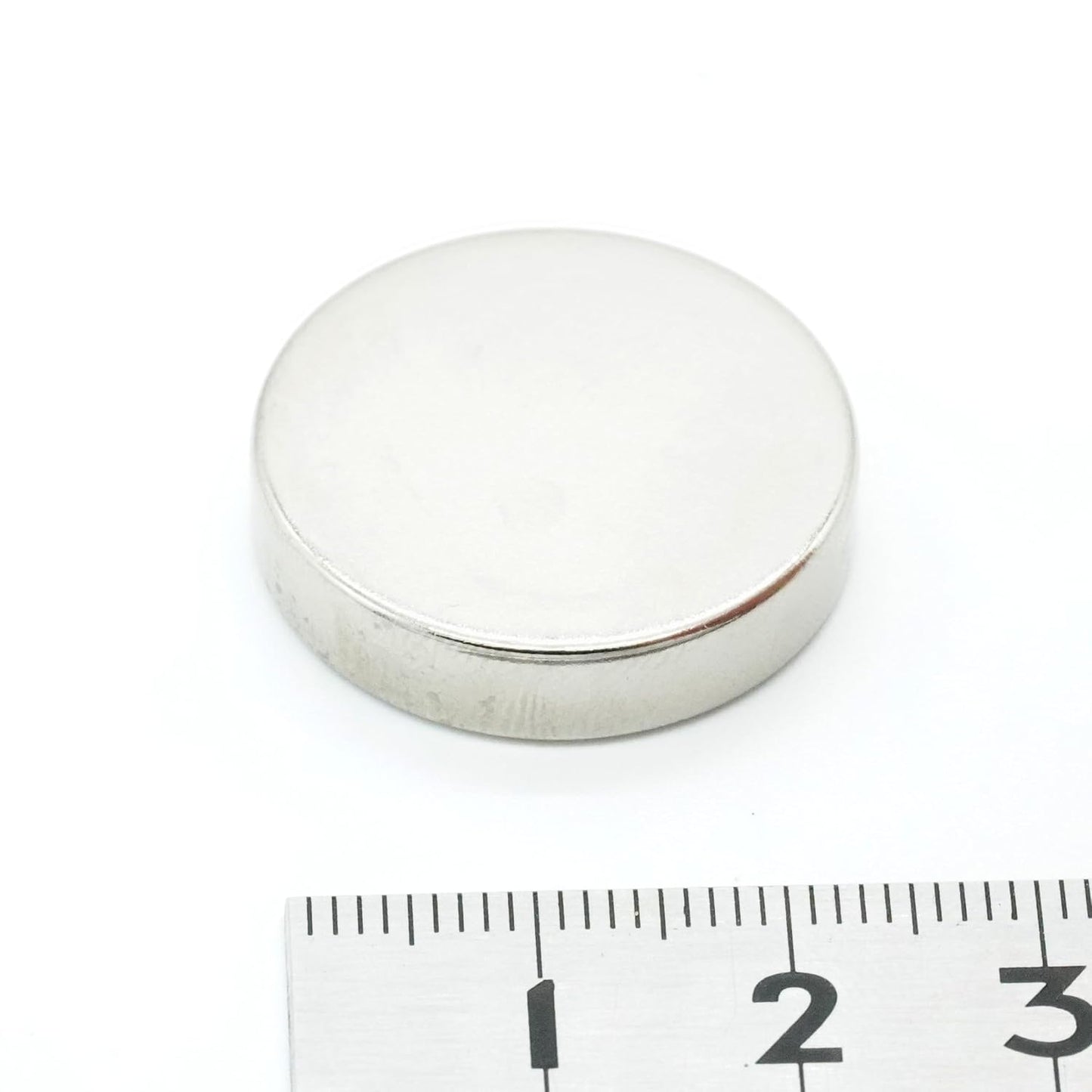 【防錆】強力ネオジム磁石 25mmｘ5.5mm 寸法公差±0.05mm 一般グレードN35 【防錆特殊4層メッキ】 外径25mm × 厚さ 5.5mm DIY・工業用 KYOKEI (5)