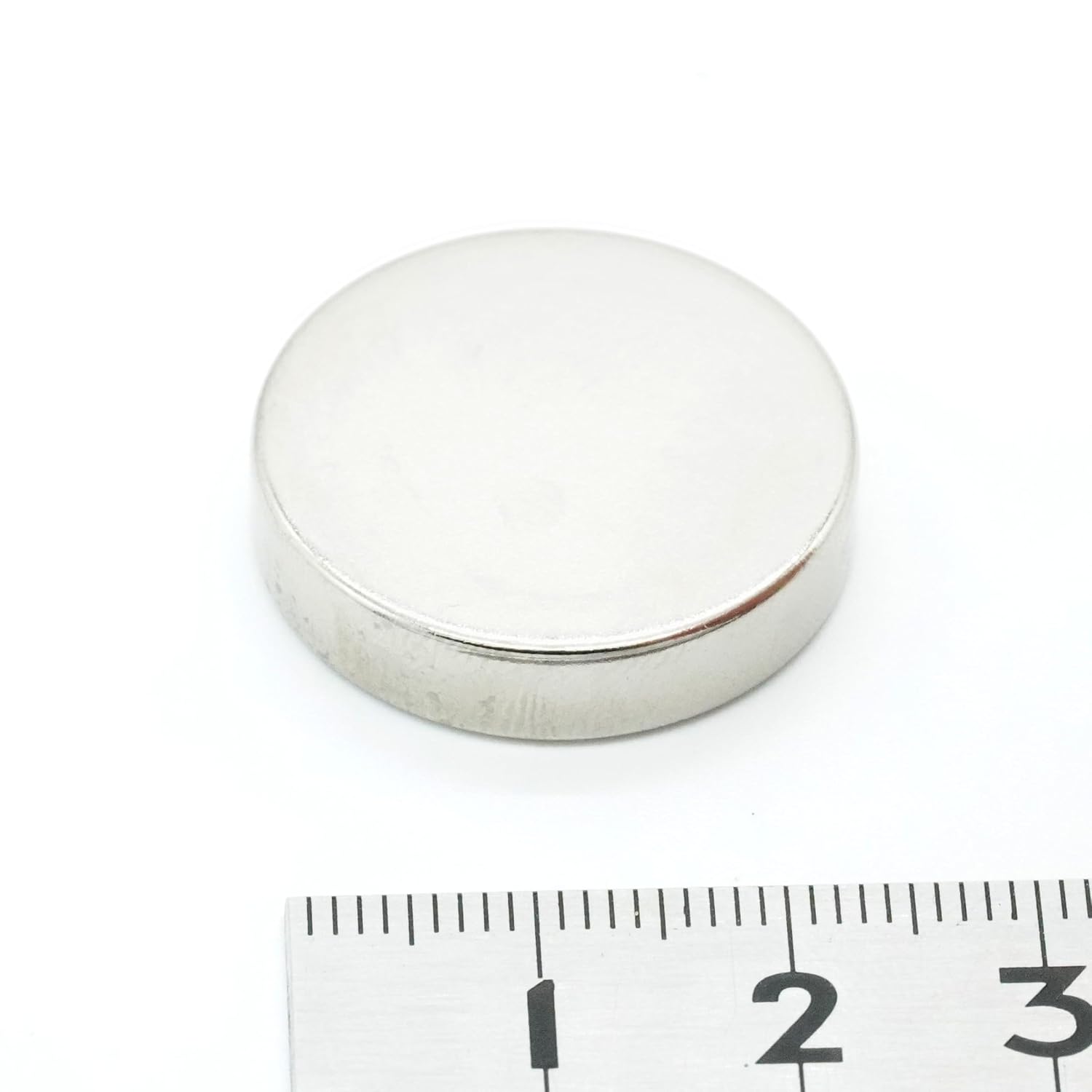 【防錆】強力ネオジム磁石 25mmｘ5.5mm 寸法公差±0.05mm 一般グレードN35 【防錆特殊4層メッキ】 外径25mm × 厚さ 5.5mm DIY・工業用 KYOKEI (5)