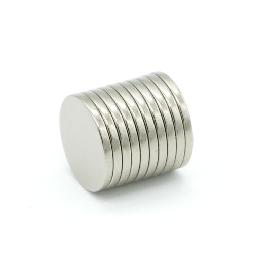 【市販最高グレード】N54 【防錆】強力ネオジム磁石 10mm ×1mm (寸法公差±0.05)【 10個セット 】特殊4層メッキ DIY 小型 丸型 工業用 キッチン 浴室 室外 事務所 多用途 KYOKEI