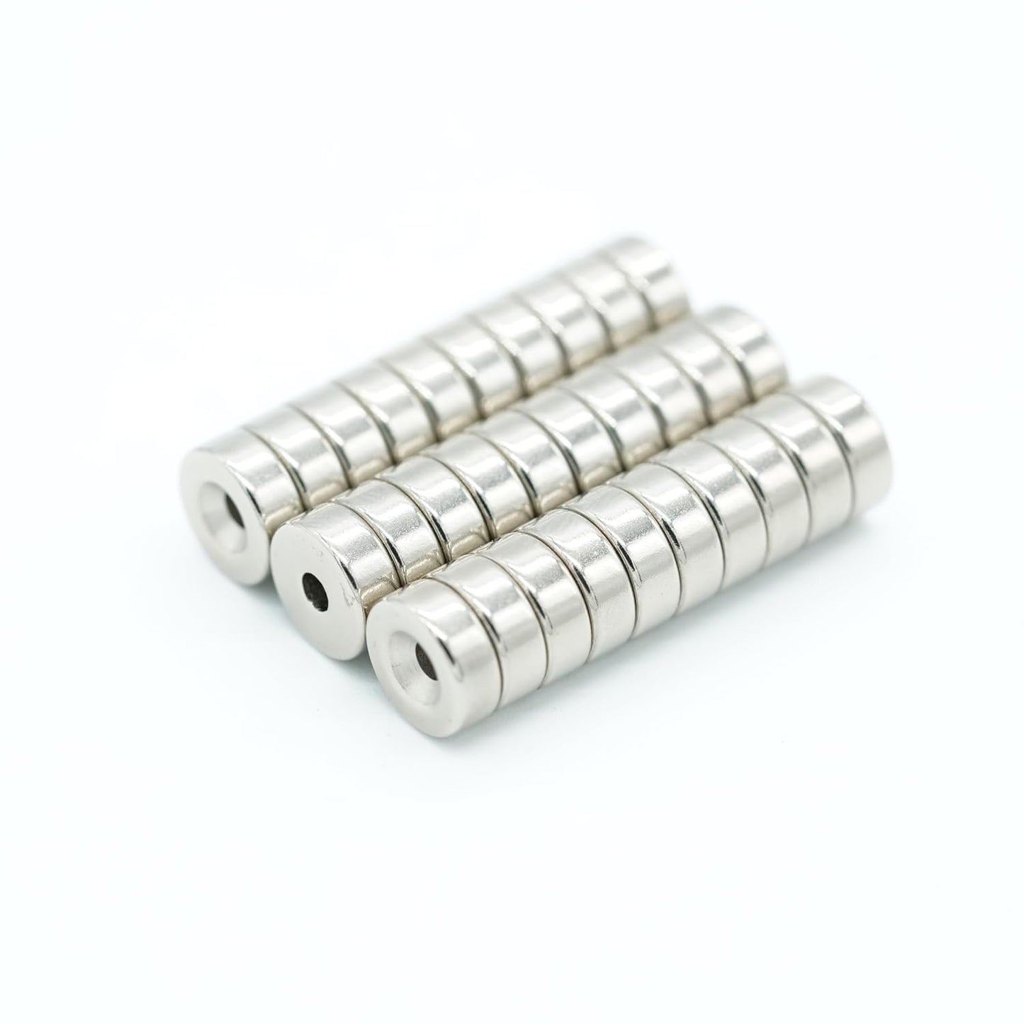【特殊防錆】ネオジム磁石 Φ 8 mm × 3 mm (M2 皿ねじ穴) グレードN35 KYOKEI (30)