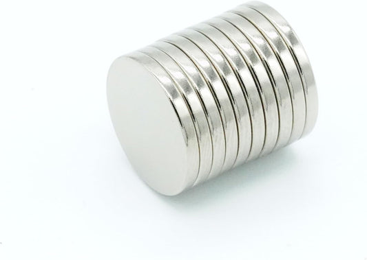 10個入り【防錆】強力ネオジム磁石 N35 Φ14ｘ1.5（mm） 寸法公差±0.05mm 【防錆特殊4層メッキ】 外径14mm×厚さ1.5mm DIY・工業用 KYOKEI (10)