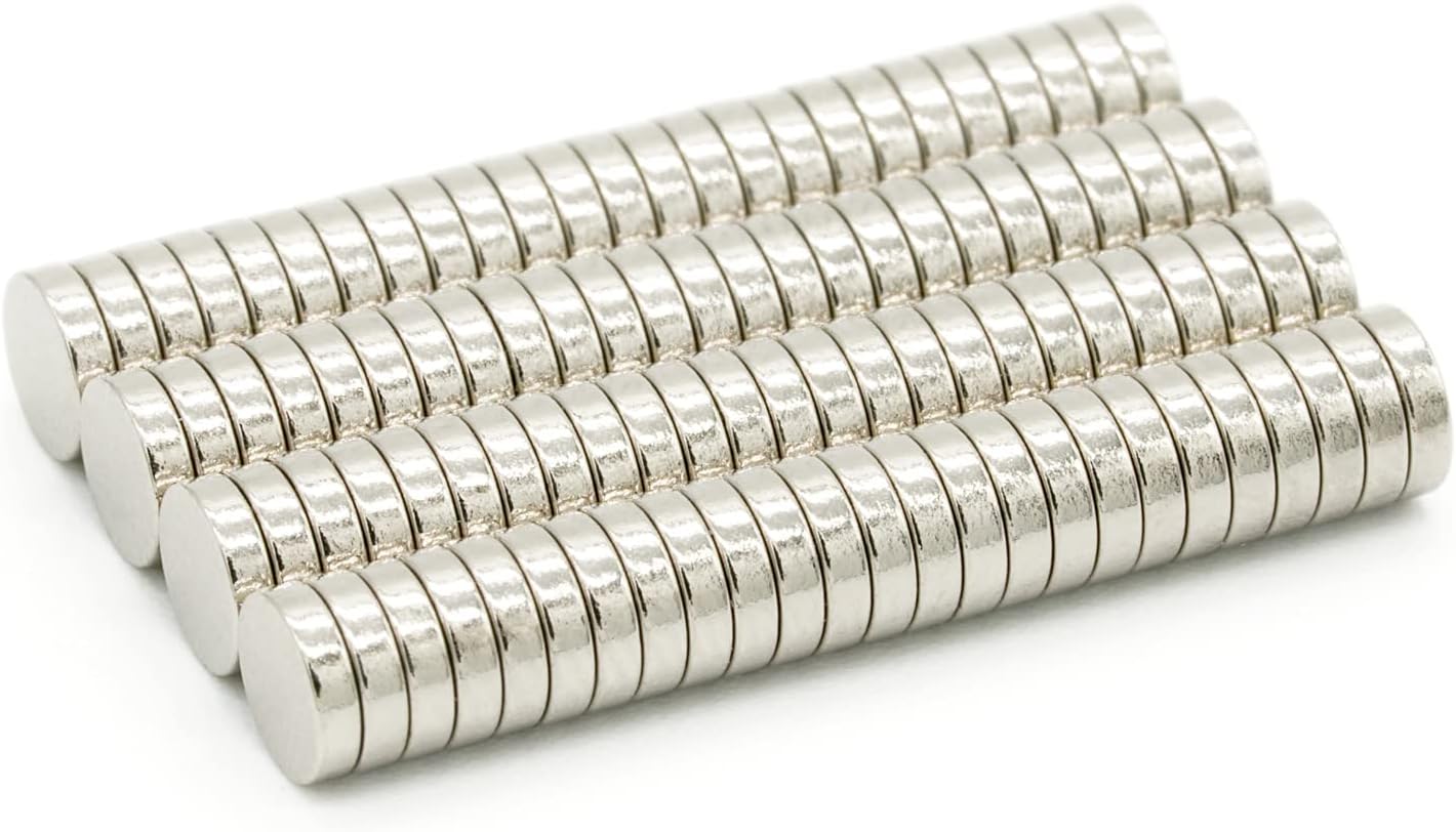 【防錆】強力ネオジム磁石 4ｍｍ × 1mm 100個セット N35 特殊4層メッキ DIY 小型 丸型 工業用 キッチン 浴室 室外 事務所 多用途 KYOKEI
