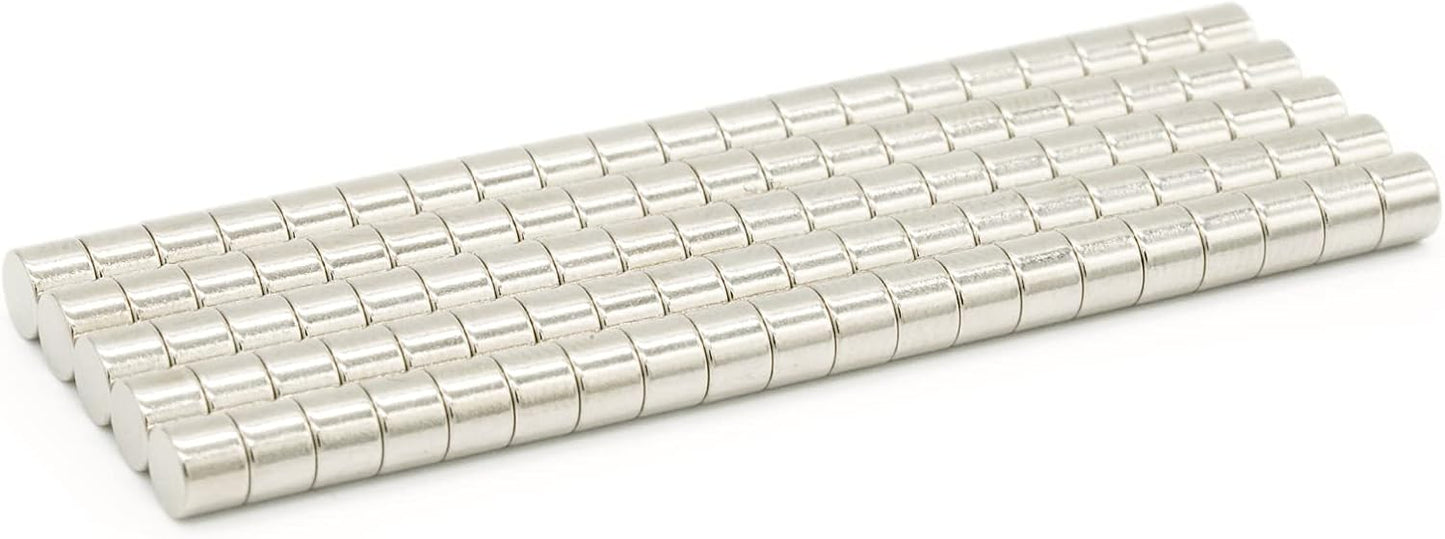 【防錆】強力ネオジム磁石 4ｍｍ × 3mm 100個セット N35 特殊4層メッキ DIY 小型 丸型 工業用 キッチン 浴室 室外 事務所 多用途 KYOKEI