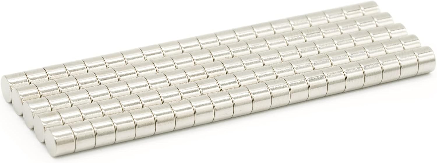 【防錆】強力ネオジム磁石 4ｍｍ × 3mm 100個セット N35 特殊4層メッキ DIY 小型 丸型 工業用 キッチン 浴室 室外 事務所 多用途 KYOKEI