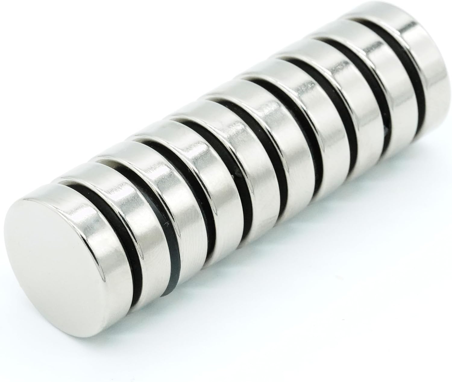 10個入り【防錆】強力ネオジム磁石 N35 Φ20ｘ5（mm） 寸法公差±0.05mm 【防錆特殊4層メッキ】 外径20mm×厚さ5mm DIY・工業用 KYOKEI (10)