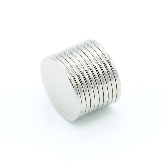【防錆】強力ネオジム磁石 13mmｘ1mm 寸法公差±0.05mm 一般グレードN35 【防錆特殊4層メッキ】 外径13mm × 厚さ1mm DIY・工業用 KYOKEI (10)