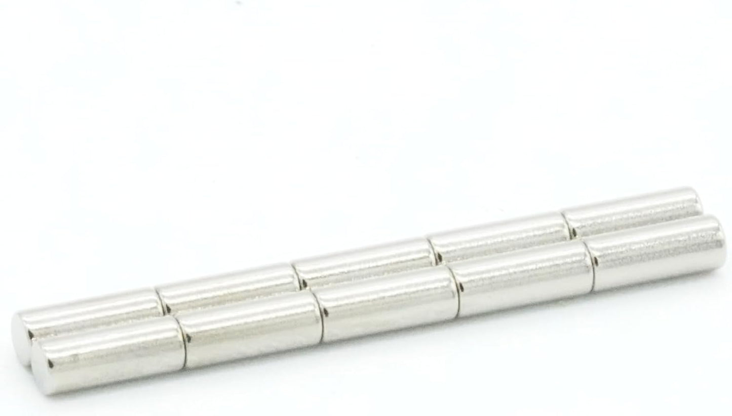 【市販最高グレード】N54 【防錆】強力ネオジム磁石 2ｍｍ ×5mm 10個セット 特殊4層メッキ DIY 小型 丸型 工業用 キッチン 浴室 室外 事務所 多用途 KYOKEI