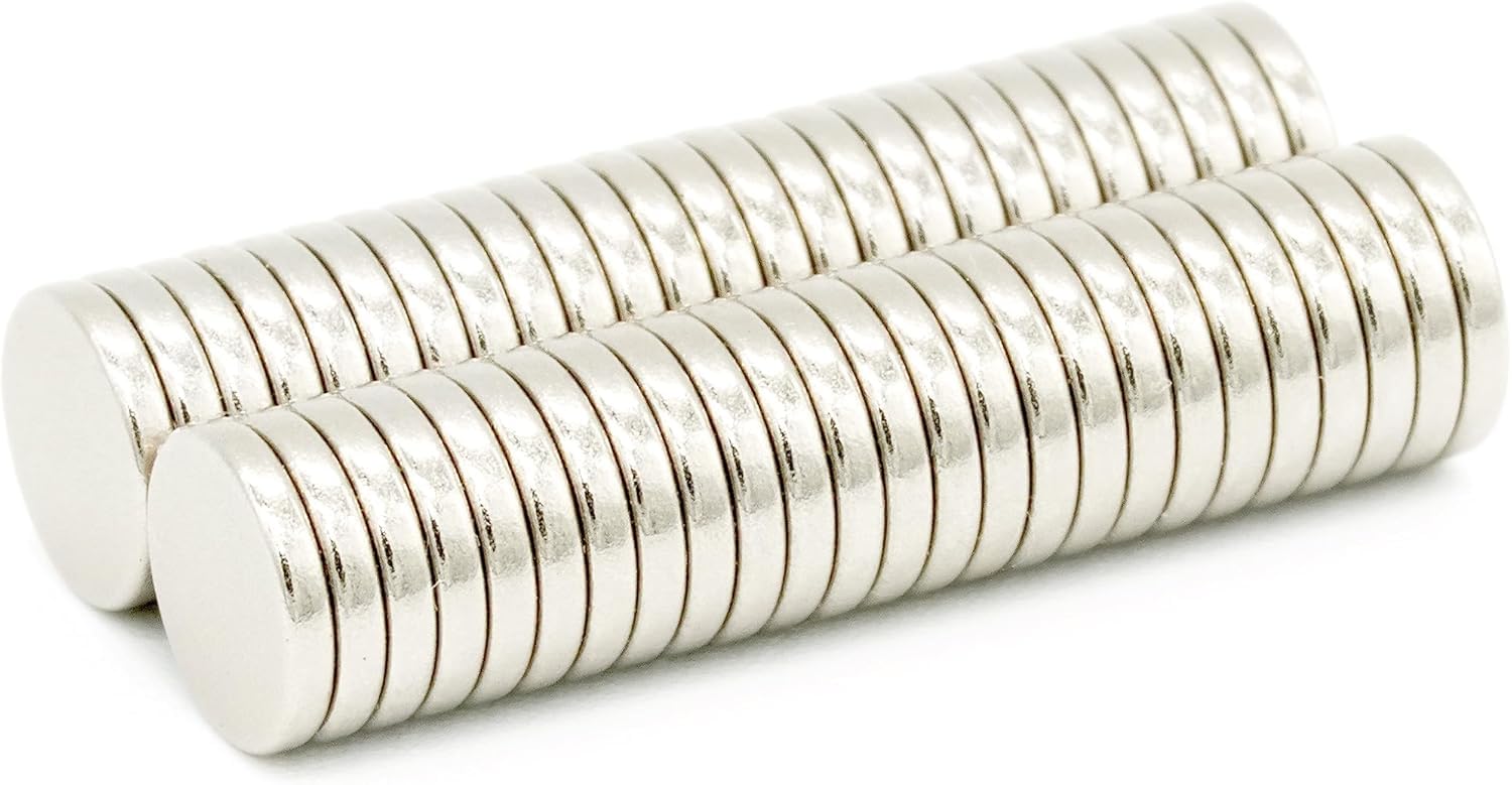 【市販最高グレード】【防錆】強力ネオジム磁石 6ｍｍ ×1mm 特殊4層メッキ N54 50個セット DIY 小型 丸型 工業用 キッチン 浴室 室外 事務所 多用途 KYOKEI