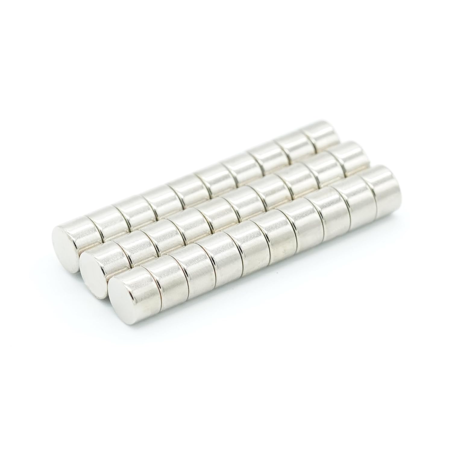 【特殊防錆】ネオジム磁石 Φ 8 ｍｍ × 5 mm N35グレード【特殊防錆4層メッキ】 KYOKEI (30)