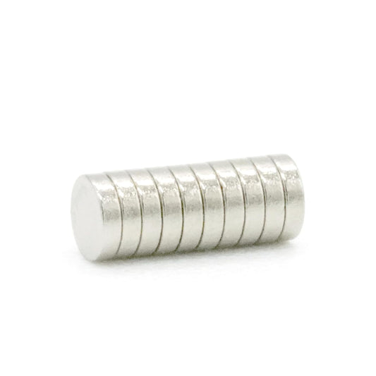 【耐熱強力】ネオジム磁石 N48SH, Φ2×0.5 (mm), (寸法公差±0.05mm) 【耐熱150℃】【防錆特殊4層メッキ】 DIY 小型 丸型 工業用 キッチン 浴室 室外 事務所 多用途 KYOKEI (10)