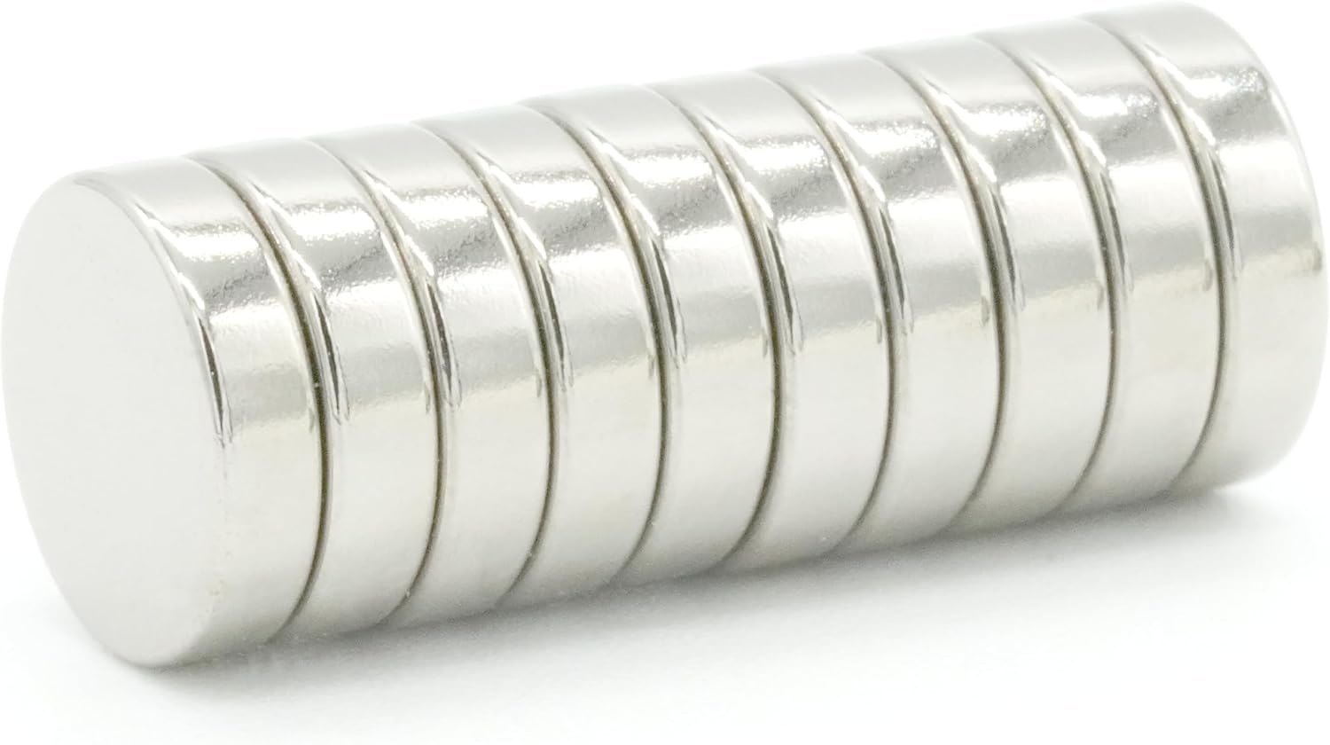 【市販最高グレード】N54 強力ネオジム磁石, Φ 8×2（mm）, (寸法公差±0.05) 【 特殊防錆4層メッキ】外径 8mm x 厚さ 2mm, DIY 小型 丸型 工業用 キッチン 浴室 室外 事務所 多用途, KYOKEI (10)