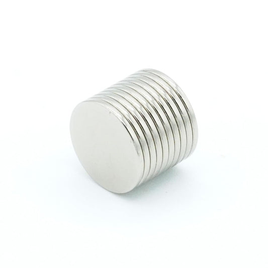 【防錆】強力ネオジム磁石 12mmｘ1mm 寸法公差±0.05mm 一般グレードN35 【防錆特殊4層メッキ】外径12mm×厚さ1mm DIY・工業用 KYOKEI (10)