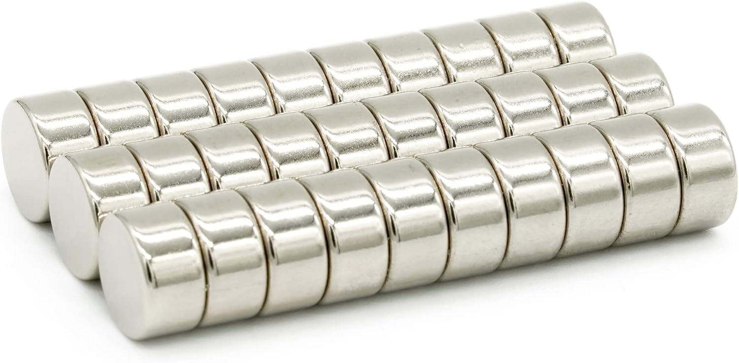 【防錆】強力ネオジム磁石 8ｍｍ × 4mm 30個セット N35 特殊4層メッキ DIY 小型 丸型 工業用 キッチン 浴室 室外 事務所 多用途 KYOKEI