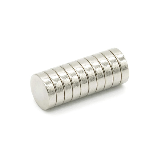 【耐熱強力】ネオジム磁石 N48SH, Φ4×1 (mm), (寸法公差±0.05mm) 【耐熱150℃】【防錆特殊4層メッキ】 DIY 小型 丸型 工業用 キッチン 浴室 室外 事務所 多用途 KYOKEI (10)