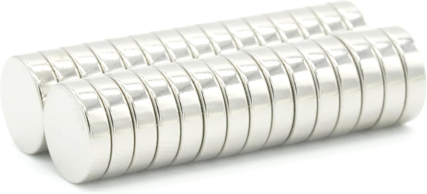 【市販最高グレード】N54 強力ネオジム磁石, Φ 8×2（mm）, (寸法公差±0.05) 【 特殊防錆4層メッキ】外径 8mm x 厚さ 2mm, DIY 小型 丸型 工業用 キッチン 浴室 室外 事務所 多用途, KYOKEI (30)