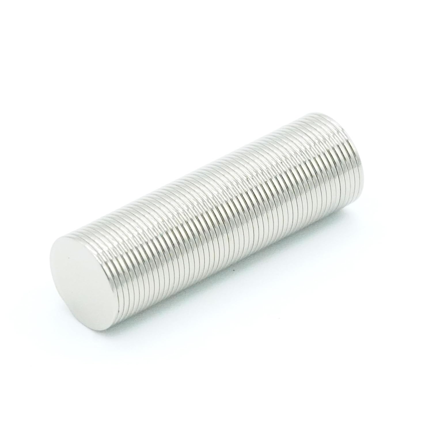 【市販最高グレード N54】防錆ネオジム磁石 Φ8×0.5（mm） 寸法公差±0.05 特殊4層防錆メッキ DIY 小型 丸型 工業用 キッチン 浴室 室外 事務所 多用途 KYOKEI (50)