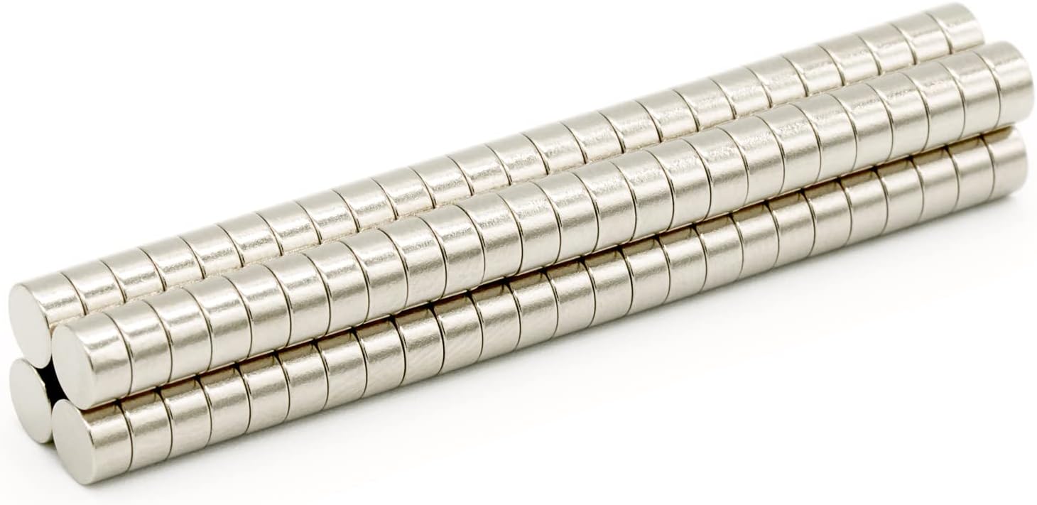 【防錆】強力ネオジム磁石 4ｍｍ × 2mm 100個セット N35 特殊4層メッキ DIY 小型 丸型 工業用 キッチン 浴室 室外 事務所 多用途 KYOKEI