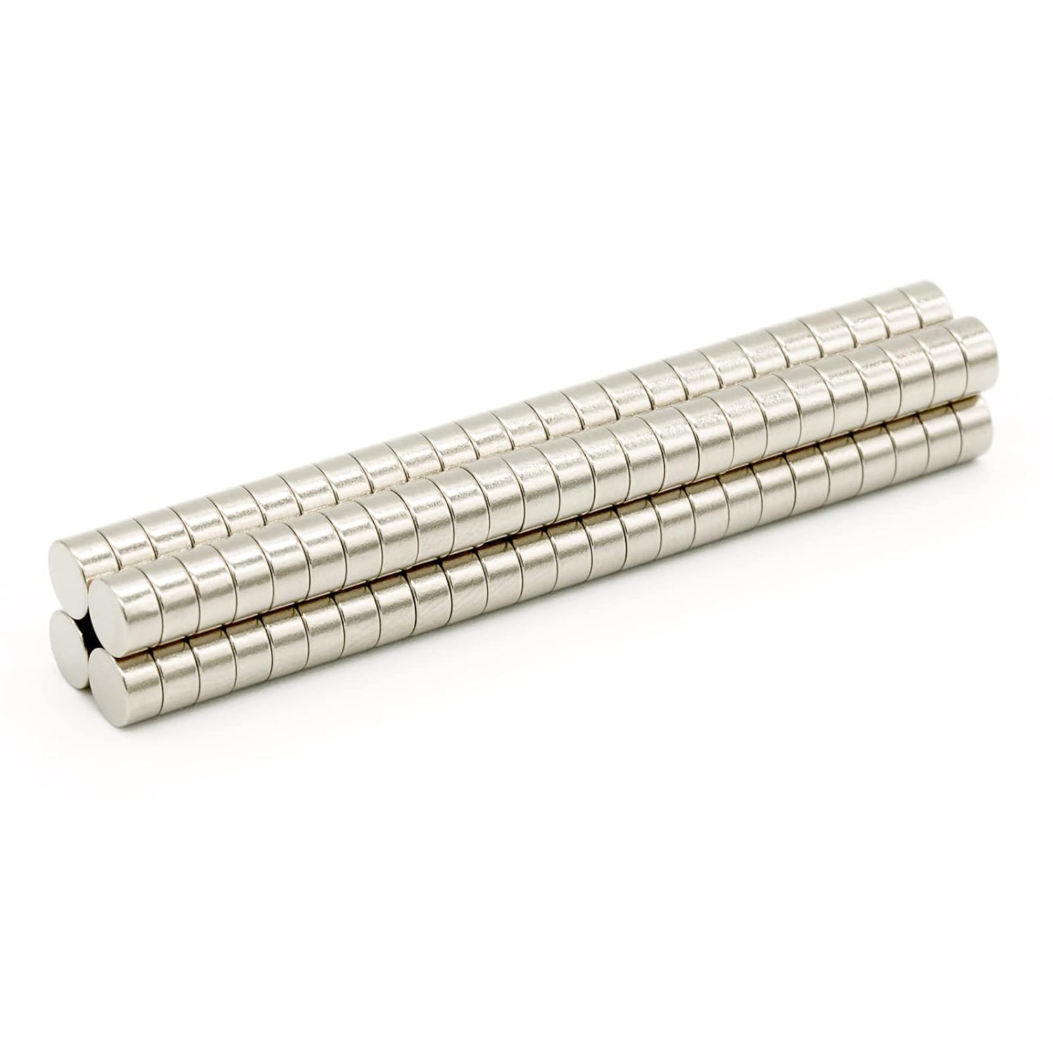 【耐熱強力】ネオジム磁石 N48SH, Φ4×2 (mm), (寸法公差±0.05mm) 【耐熱150℃】【防錆特殊4層メッキ】 DIY 小型 丸型 工業用 キッチン 浴室 室外 事務所 多用途 KYOKEI (100)