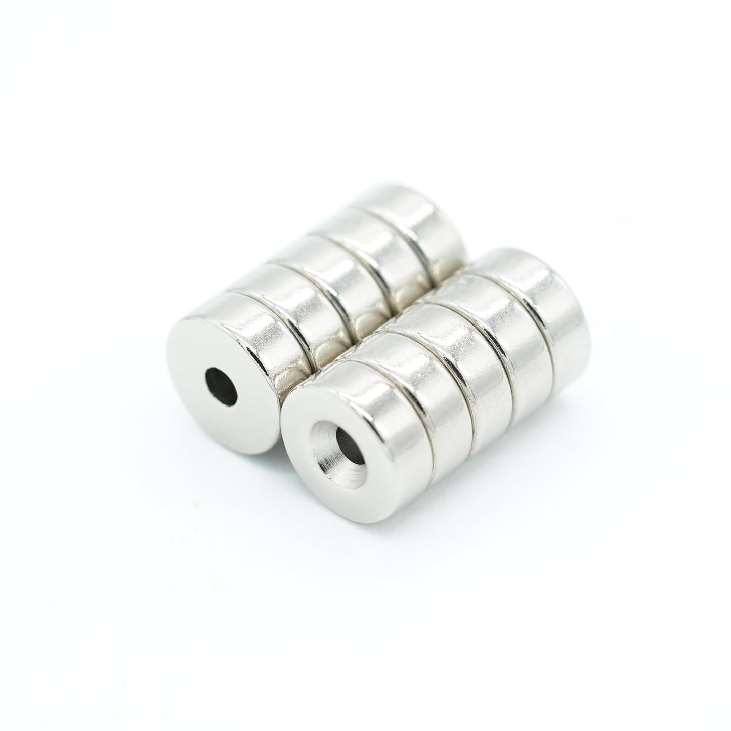 【特殊防錆】ネオジム磁石 Φ 8 mm × 3 mm (M2 皿ねじ穴) グレードN35 KYOKEI (10)