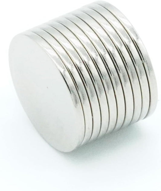 10個入り【防錆】強力ネオジム磁石 N35 Φ13ｘ1 (mm) 高精度/公差±0.05mm 【防錆特殊4層メッキ】 外径13㎜、厚さ1㎜ DIY・工業用 KYOKEI (10)