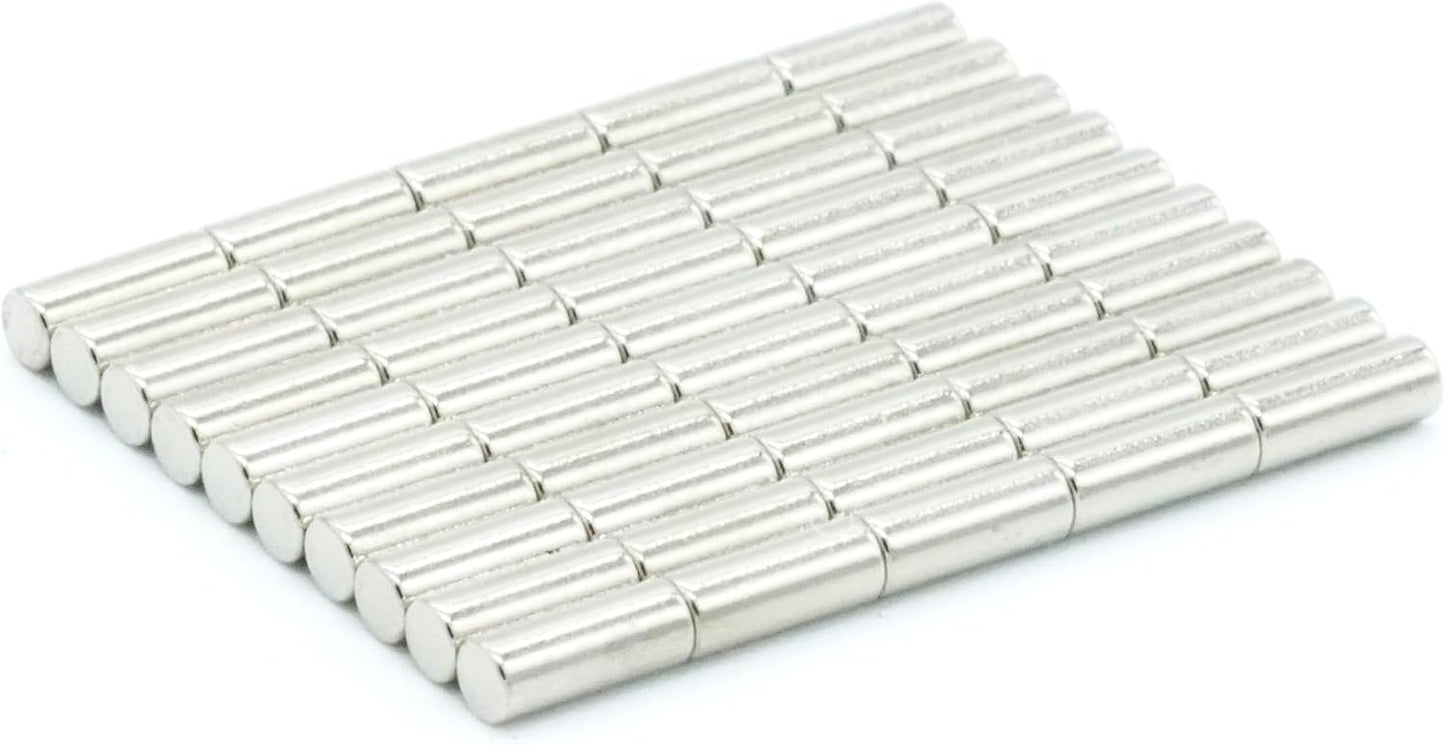 【市販最高グレード】N54 【防錆】強力ネオジム磁石 2ｍｍ ×5mm 50個セット 特殊4層メッキ DIY 小型 丸型 工業用 キッチン 浴室 室外 事務所 多用途 KYOKEI