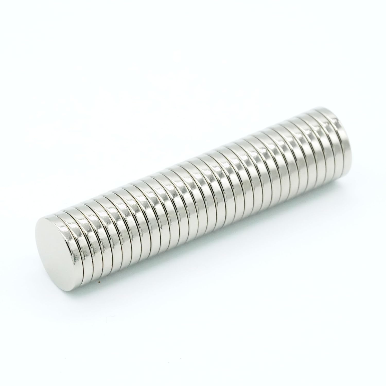 【防錆】強力ネオジム磁石 14mmｘ2mm 寸法公差±0.05mm 一般グレードN35 【防錆特殊4層メッキ】 外径14mm×厚さ2mm DIY・工業用 KYOKEI (30)