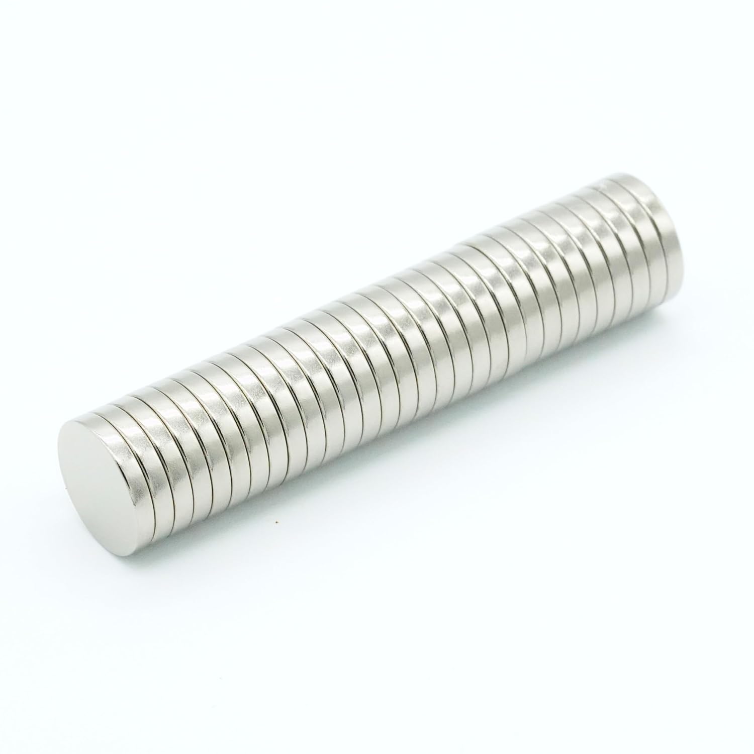 【防錆】強力ネオジム磁石 13mmｘ2mm 寸法公差±0.05mm 一般グレードN35 【防錆特殊4層メッキ】 外径13mm×厚さ2mm DIY・工業用 KYOKEI (30)