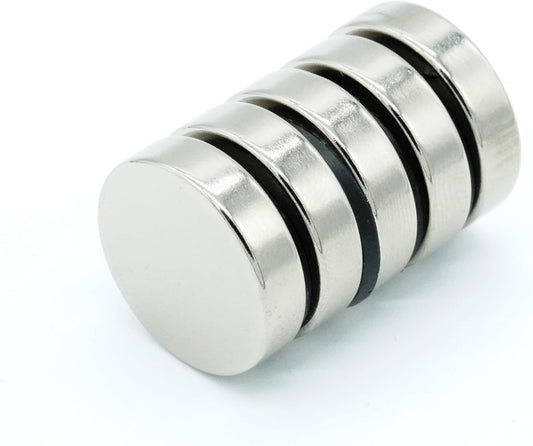 5個入り【防錆】強力ネオジム磁石 N35 Φ20ｘ5（mm） 寸法公差±0.05mm 【防錆特殊4層メッキ】 外径20mm×厚さ5mm DIY・工業用 KYOKEI (5)