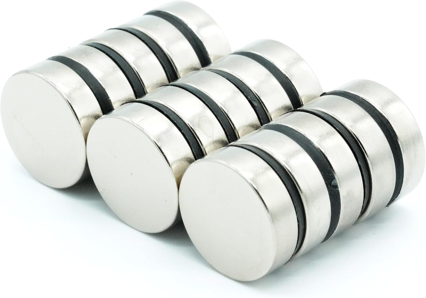 【防錆】強力ネオジム磁石 18ｍｍ × 5mm (寸法精度±0.05）N35 特殊4層メッキ 【15個セット】DIY 小型 丸型 工業用 キッチン 浴室 室外 事務所 多用途 KYOKEI