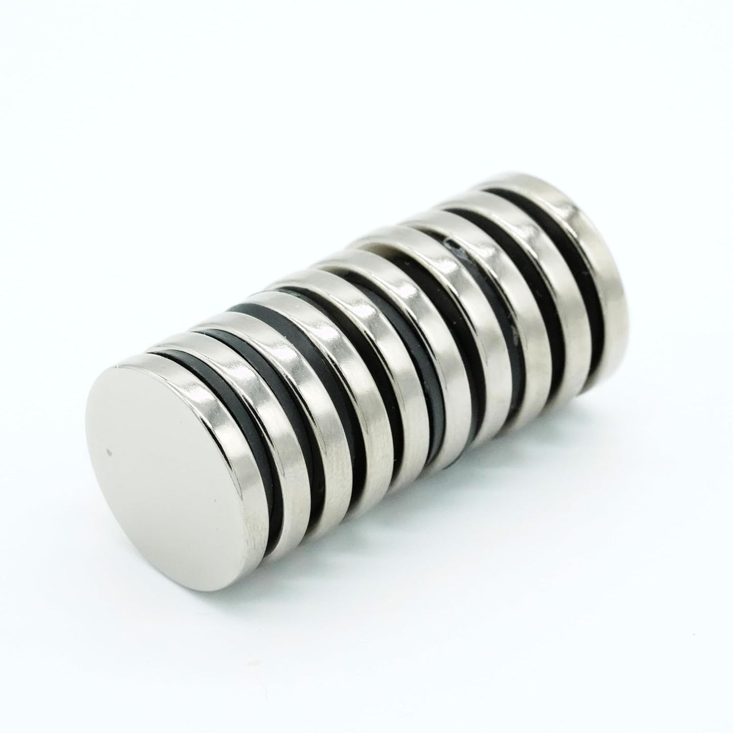 【防錆】強力ネオジム磁石 20mmｘ3mm 寸法公差±0.05mm 一般グレードN35 【防錆特殊4層メッキ】 外径20mm×厚さ3mm DIY・工業用 KYOKEI (10)