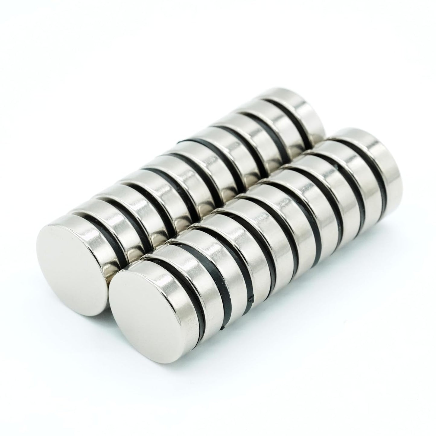 【防錆】強力ネオジム磁石 20mmｘ5mm 寸法公差±0.05mm 一般グレードN35 【防錆特殊4層メッキ】 外径20mm×厚さ5mm DIY・工業用 KYOKEI (20)