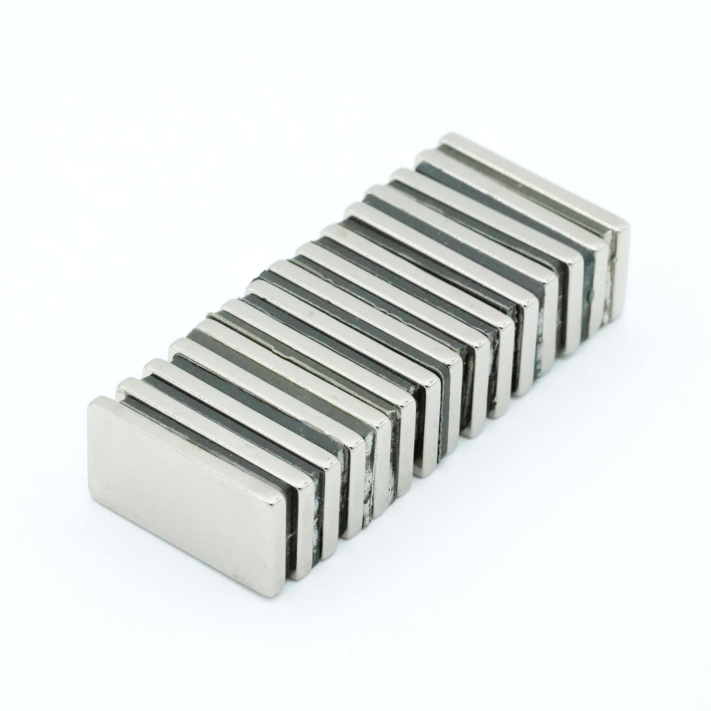 【防錆】強力ネオジム磁石 20ｍｍ × 10mm × 2mm 角型 寸法公差±0.05mm 一般グレードN35 【防錆特殊4層メッキ】 長さ 20mm × 幅 10mm × 高さ 5mm DIY・工業用 KYOKEI (15)
