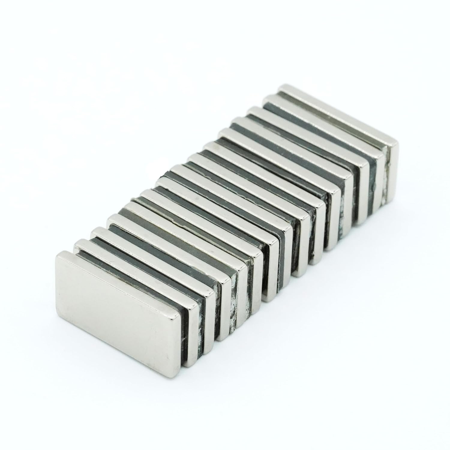 【防錆】強力ネオジム磁石 20ｍｍ × 10mm × 2mm 角型 寸法公差±0.05mm 一般グレードN35 【防錆特殊4層メッキ】 長さ 20mm × 幅 10mm × 高さ 5mm DIY・工業用 KYOKEI (15)