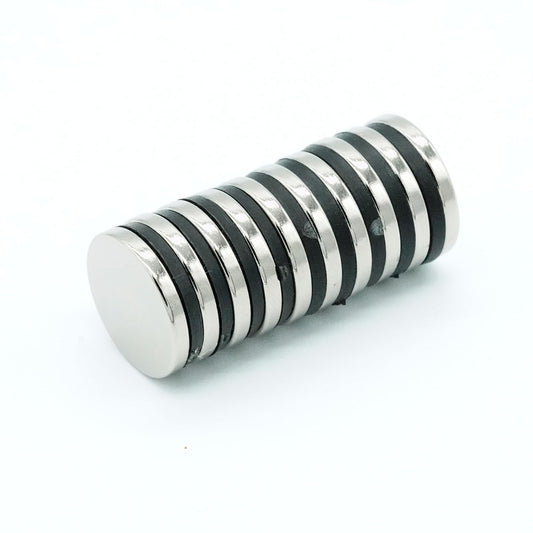 【防錆N35グレード】ネオジム磁石Φ15mmｘ2mm 高精度/公差±0.05mm 【防錆特殊4層メッキ】 DIY・工業用 KYOKEI (10)