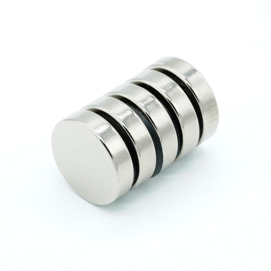 【防錆】強力ネオジム磁石 20mmｘ5mm 寸法公差±0.05mm 一般グレードN35 【防錆特殊4層メッキ】 外径20mm×厚さ5mm DIY・工業用 KYOKEI (5)