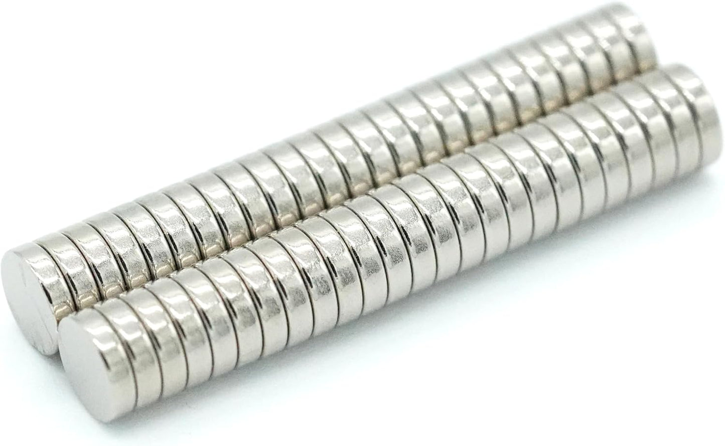 【市販最高グレード】N54 強力ネオジム磁石, Φ 6 × 1.5（mm）, (寸法公差±0.05) 【特殊防錆4層メッキ】外径6mm ｘ 厚さ1.5mm、 DIY 小型 丸型 工業用 キッチン 浴室 室外 事務所 多用途 KYOKEI (50)