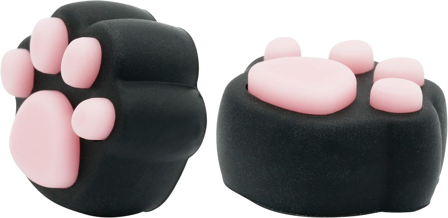 シリコンカバーマグネット【ぷにゃマグ】2個入りパック 白＆黒＆茶 各1点セット ネコ手形鉄板シール付き！計6枚（使う場所を選ばない）肉球触感 ホワイトボード 冷蔵庫 インテリア ギフト KYOKEI