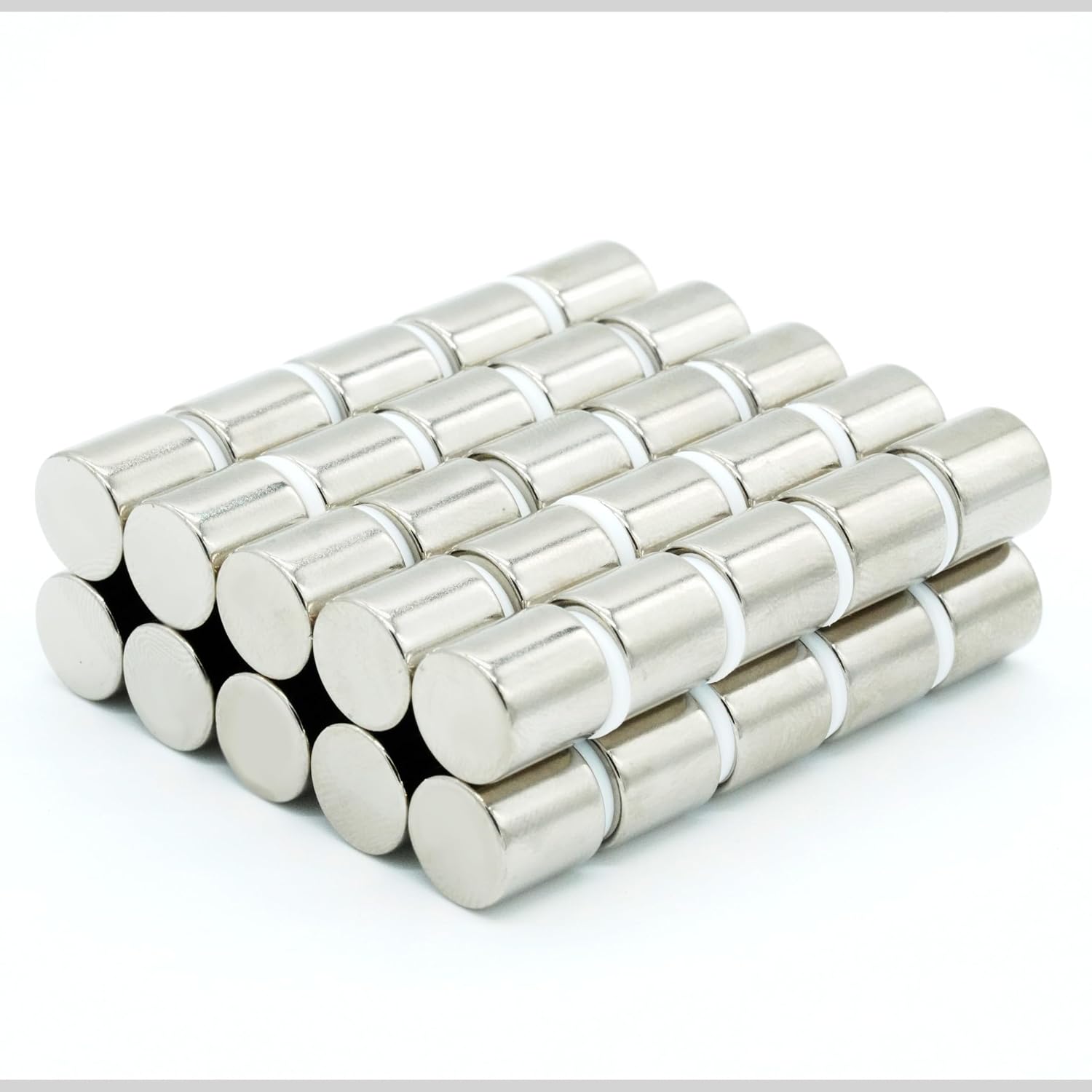 【防錆】強力ネオジム磁石 10ｍｍ × 10mm N35 特殊4層メッキ DIY 小型 丸型 工業用 キッチン 浴室 室外 事務所 多用途 KYOKEI (50)