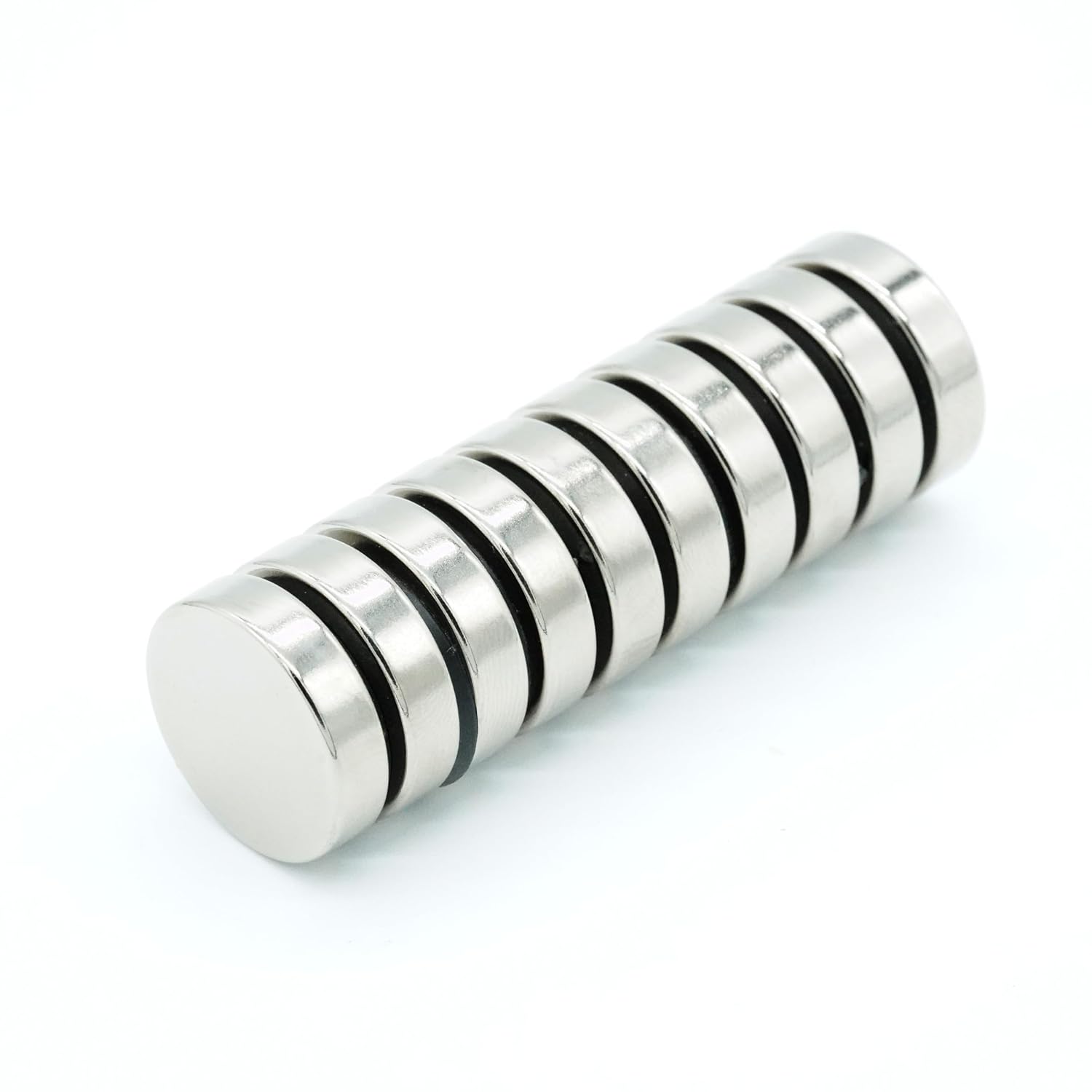 【防錆】強力ネオジム磁石 20mmｘ5mm 寸法公差±0.05mm 一般グレードN35 【防錆特殊4層メッキ】 外径20mm×厚さ5mm DIY・工業用 KYOKEI (10)