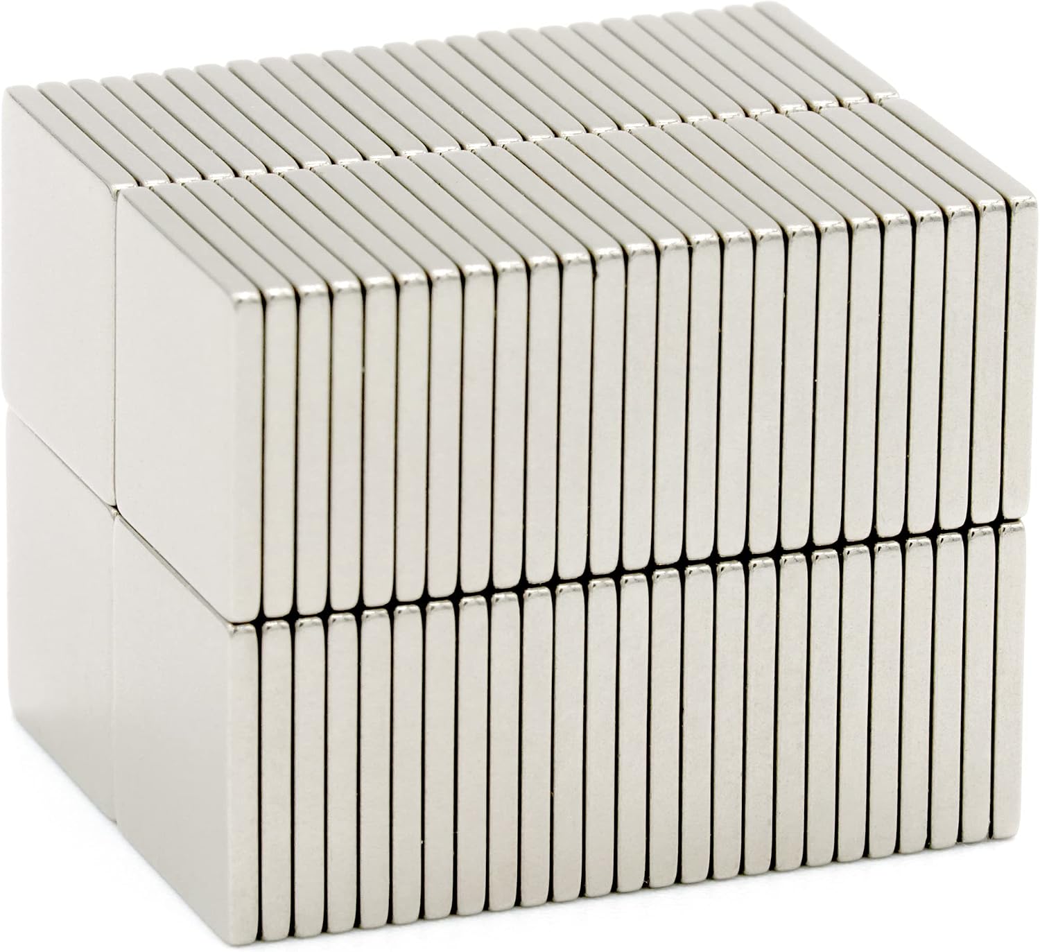 100個入り【耐熱強力グレード】【N48SH】防錆ネオジム磁石 10x10x1（mm） 寸法公差±0.05 【防錆特殊4層メッキ】長さ10mm 幅10mm 厚さ1mm DIY 小型 角柱型 工業用 キッチン 浴室 室外 事務所 多用途 KYOKEI (100)