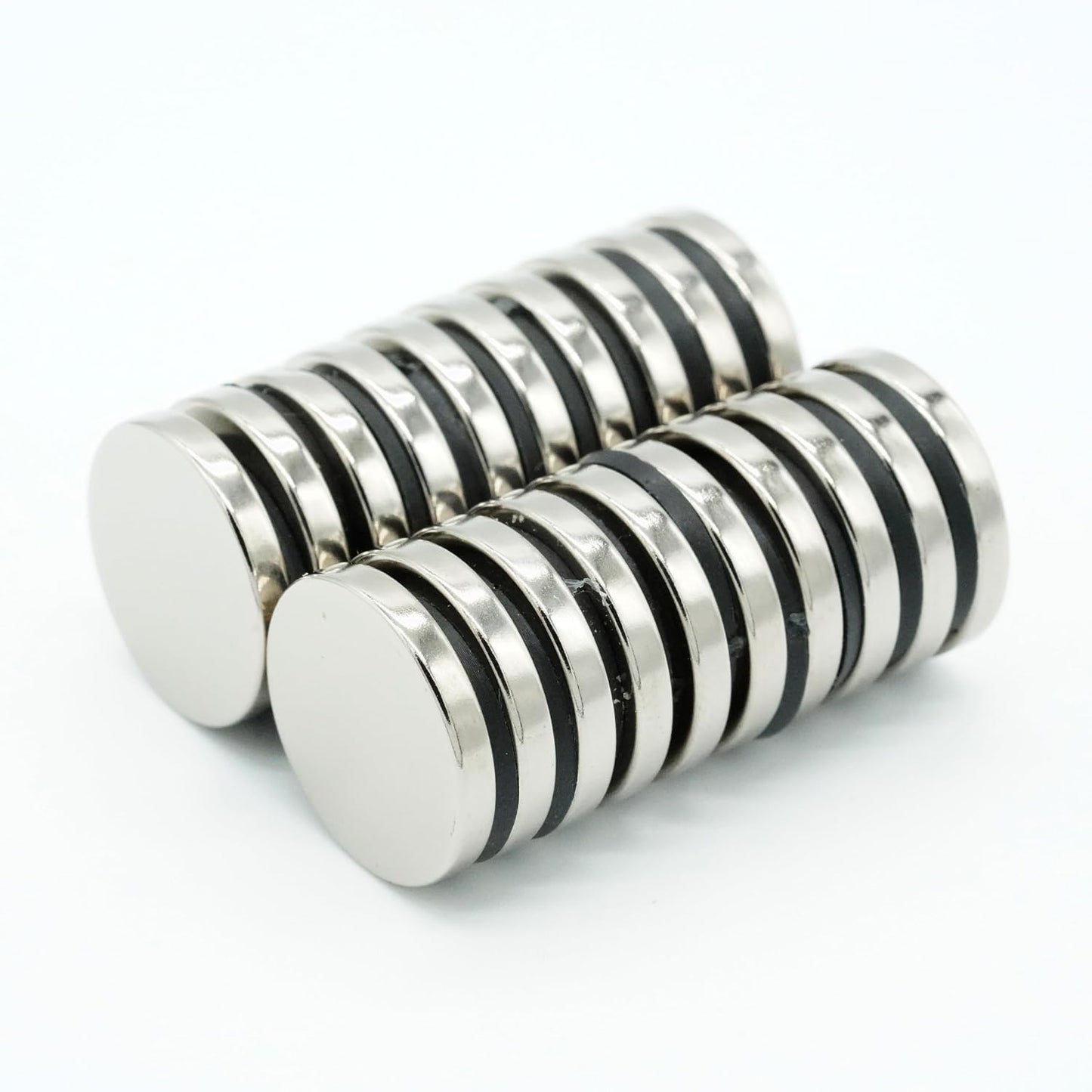 【防錆】強力ネオジム磁石 20mmｘ3mm 寸法公差±0.05mm 一般グレードN35 【防錆特殊4層メッキ】 外径20mm×厚さ3mm DIY・工業用 KYOKEI (20)