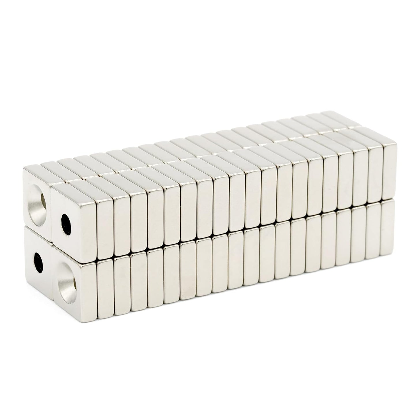【防錆】強力ネオジム磁石 10ｍｍ × 10ｍｍ × 3mm（M3皿ねじ穴） 100個セット 特殊4層メッキ N35 DIY 小型 角型 工業用 キッチン 浴室 室外 事務所 多用途 KYOKEI